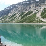 Gord fishing Landslide Lake