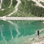 Tyler fishing Landslide Lake