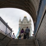 Entering Tower Bridge London