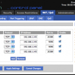 DD-WRT Port Forward Settings