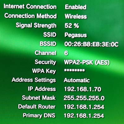 PS3 Network Test (Pegasus)